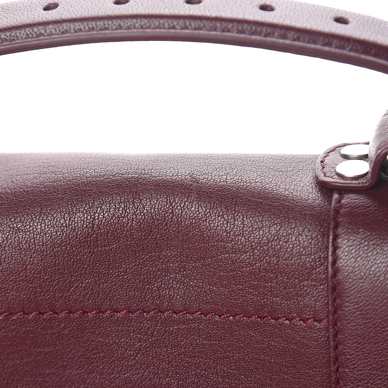 Proenza Schouler Lambskin Tiny PS1 Satchel Oxblood 9 of 14