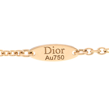 Christian Dior 18K Yellow Gold Diamond Black Onyx Mother of Pearl Rose Celeste Pendant Necklace 6 of 7