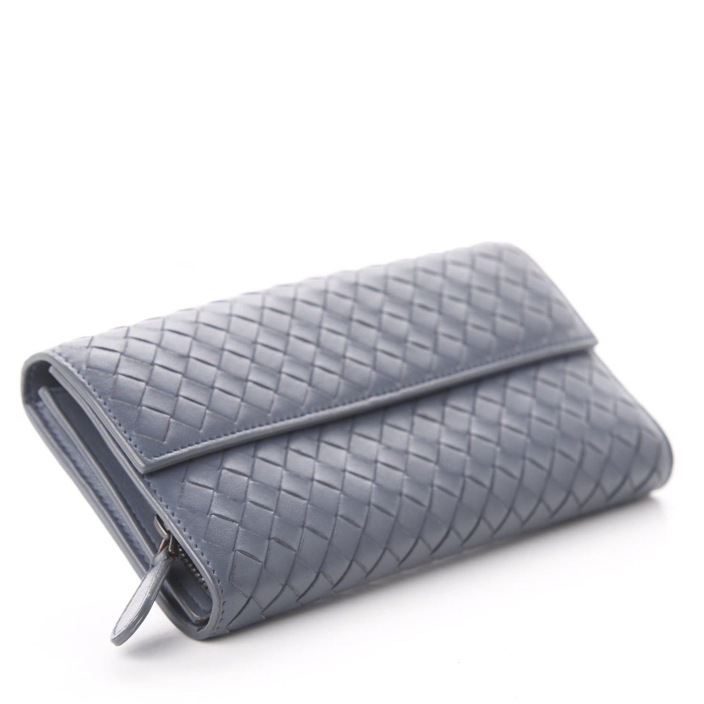 Nappa Intrecciato Continental Wallet Krim