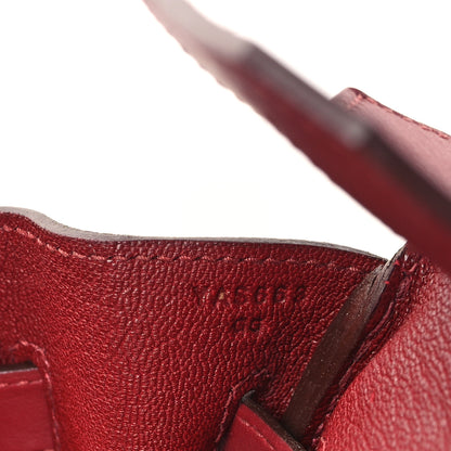 Hermes Veau Jonathan Birkin 30 Rouge Vif 7 of 10