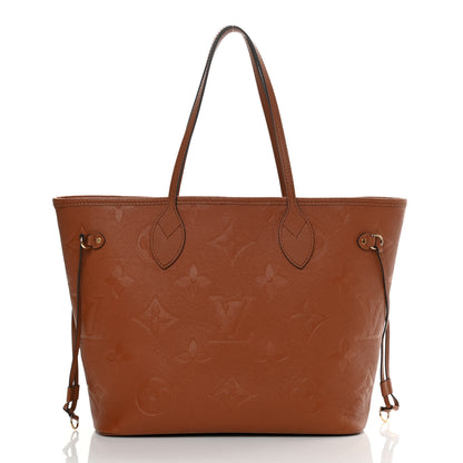 Louis Vuitton Empreinte Monogram Giant Neverfull MM Cognac 3 of 10