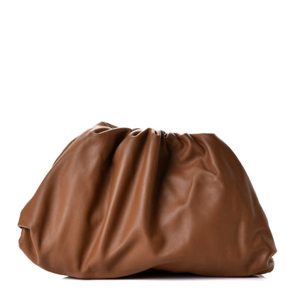 Bottega Veneta Smooth Butter Calf The Pouch Oversized Clutch Cammello 1 of 14
