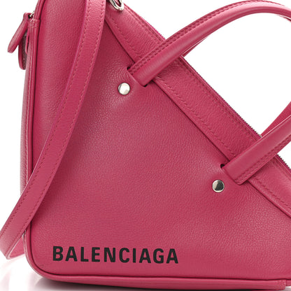 Balenciaga Calfskin XS Triangle Duffle Pink 9 of 21