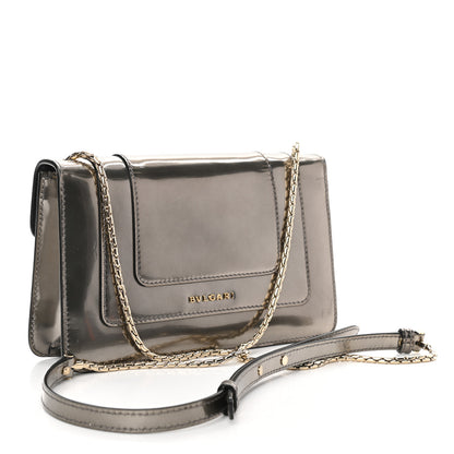 Bulgari Metallic Serpenti Forever Small Shoulder Bag Silver 2 of 13