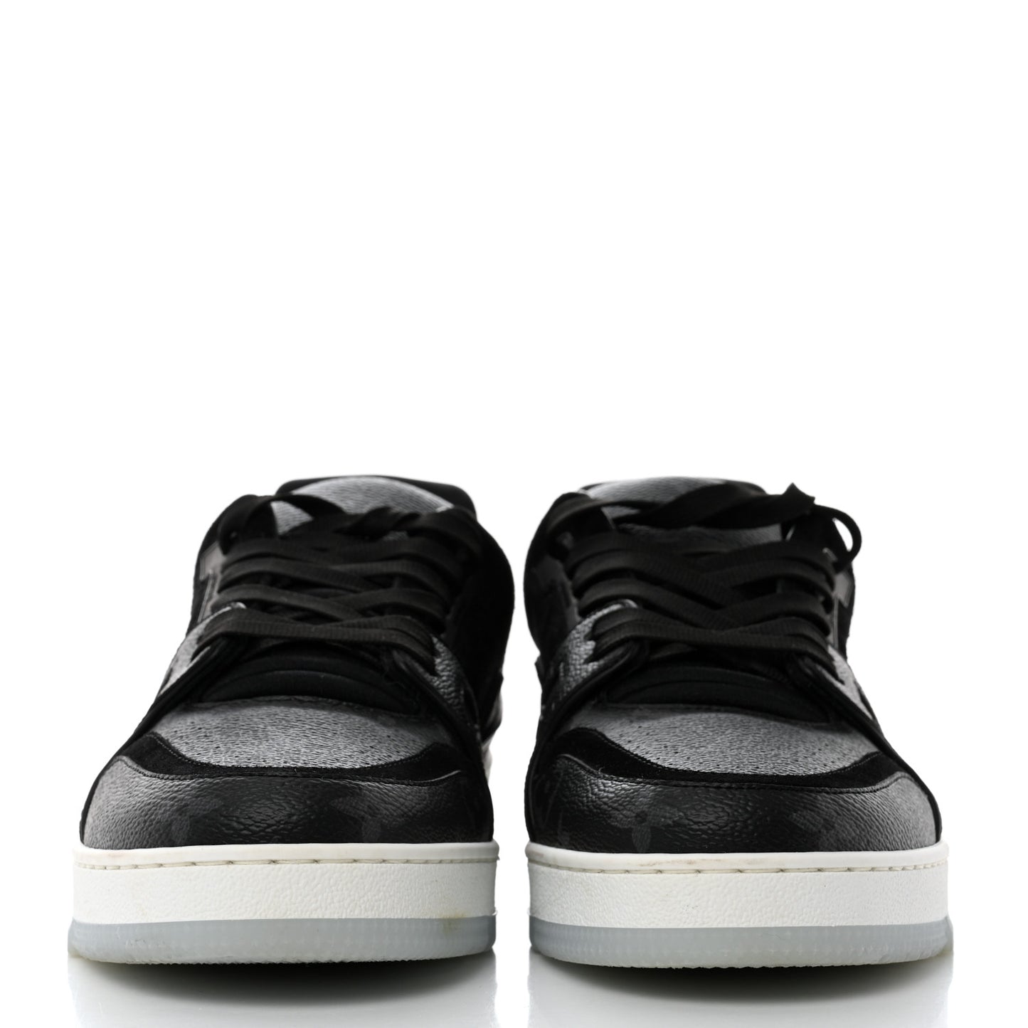 Monogram Eclipse Mens LV Trainer Sneakers 8 Black