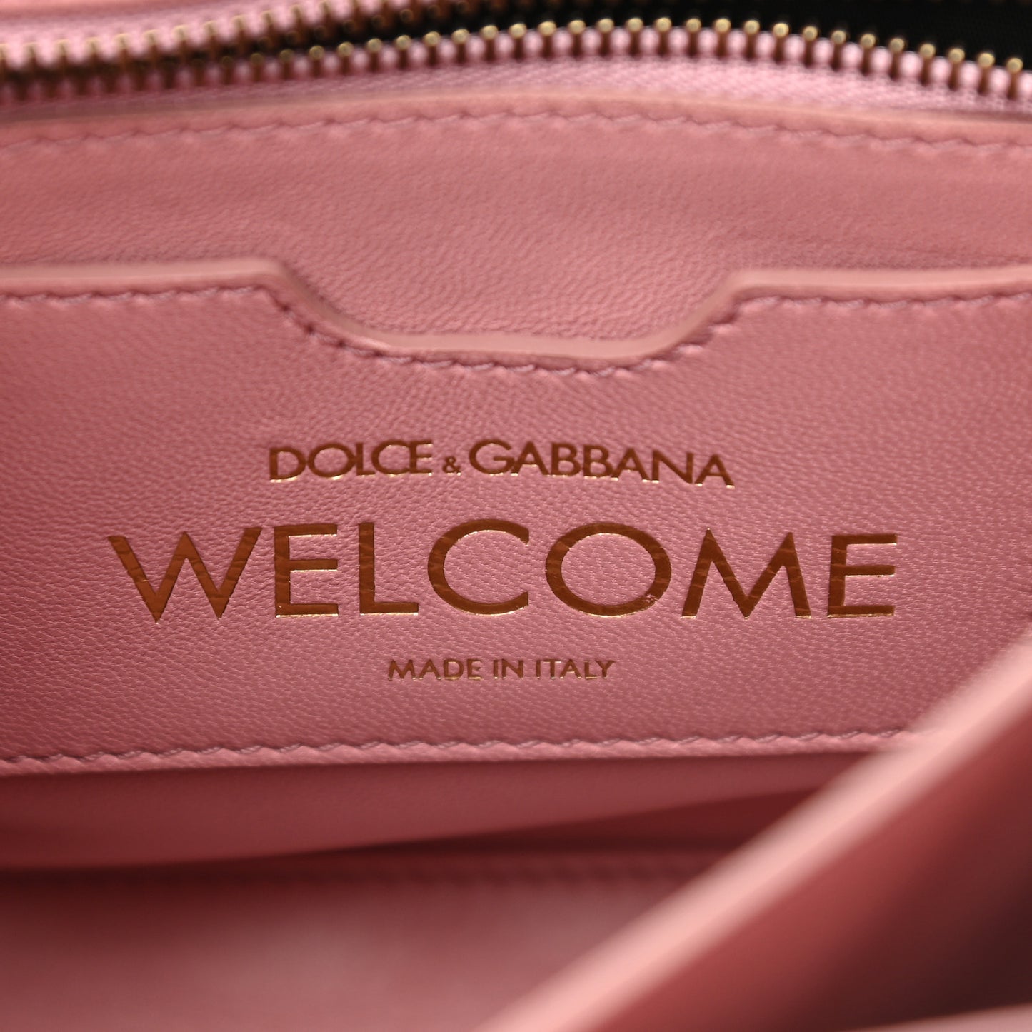 Calfskin Embroidered Welcome Satchel White