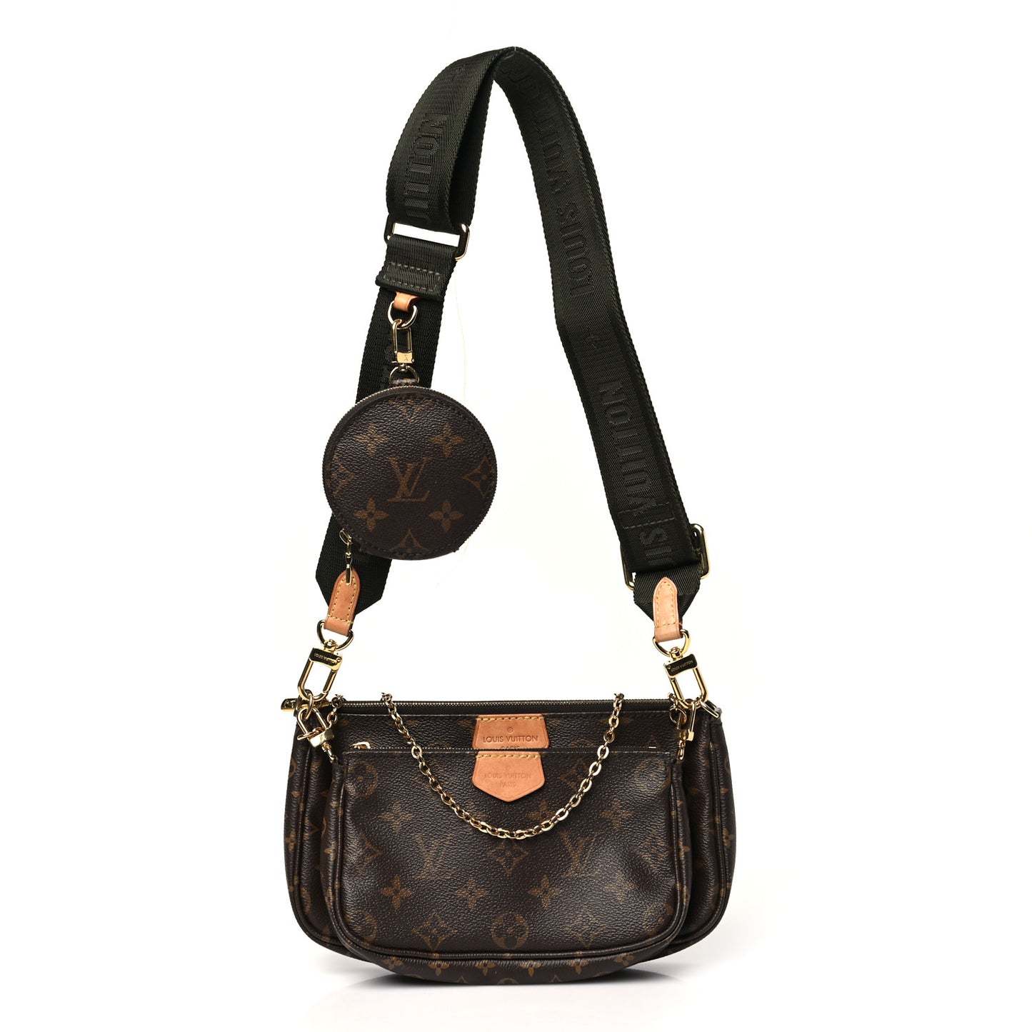 Monogram Multi Pochette Accessories Kaki