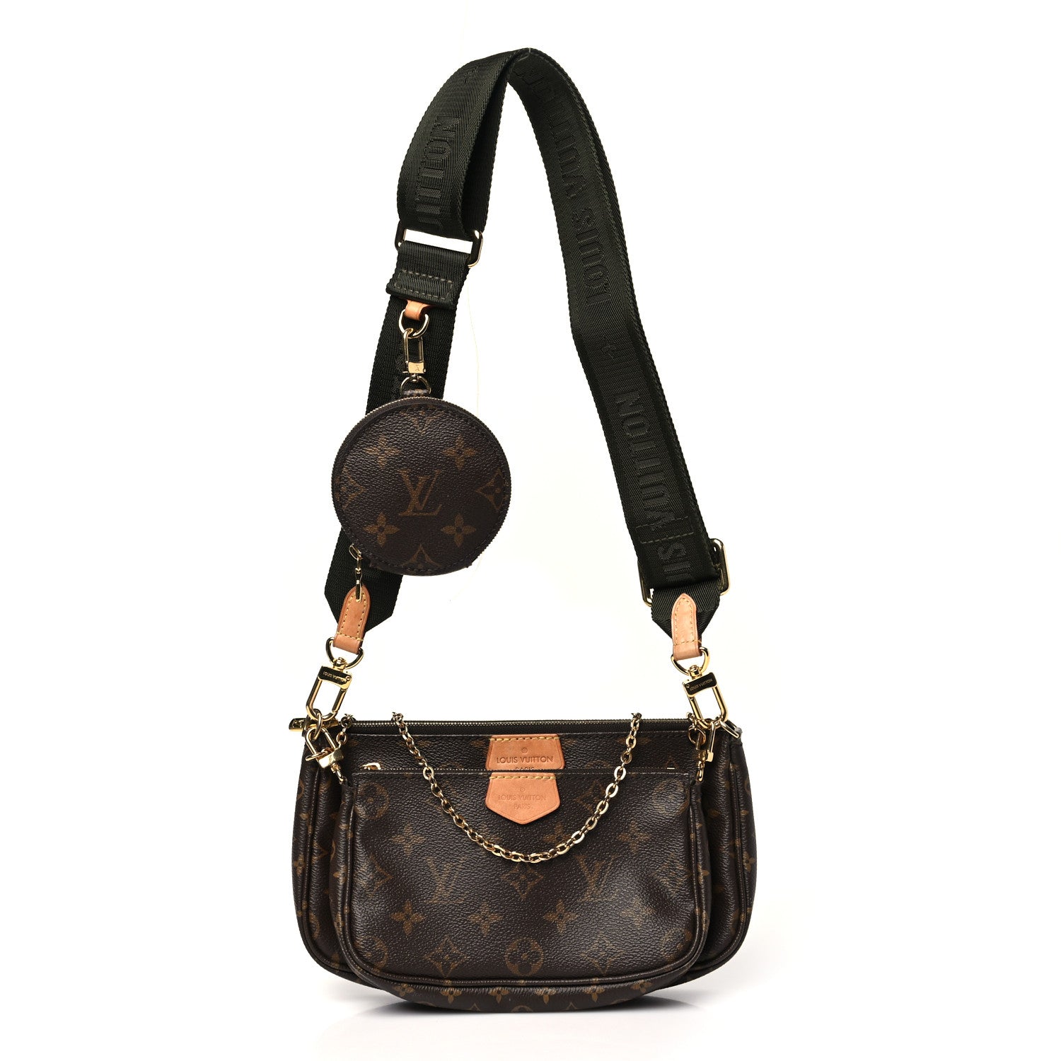 Louis Vuitton Monogram Multi Pochette Accessories Kaki 1 of 10