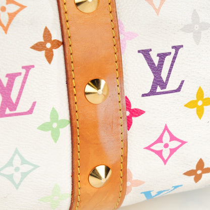 Louis Vuitton Monogram Multicolor Keepall 45 White 6 of 10