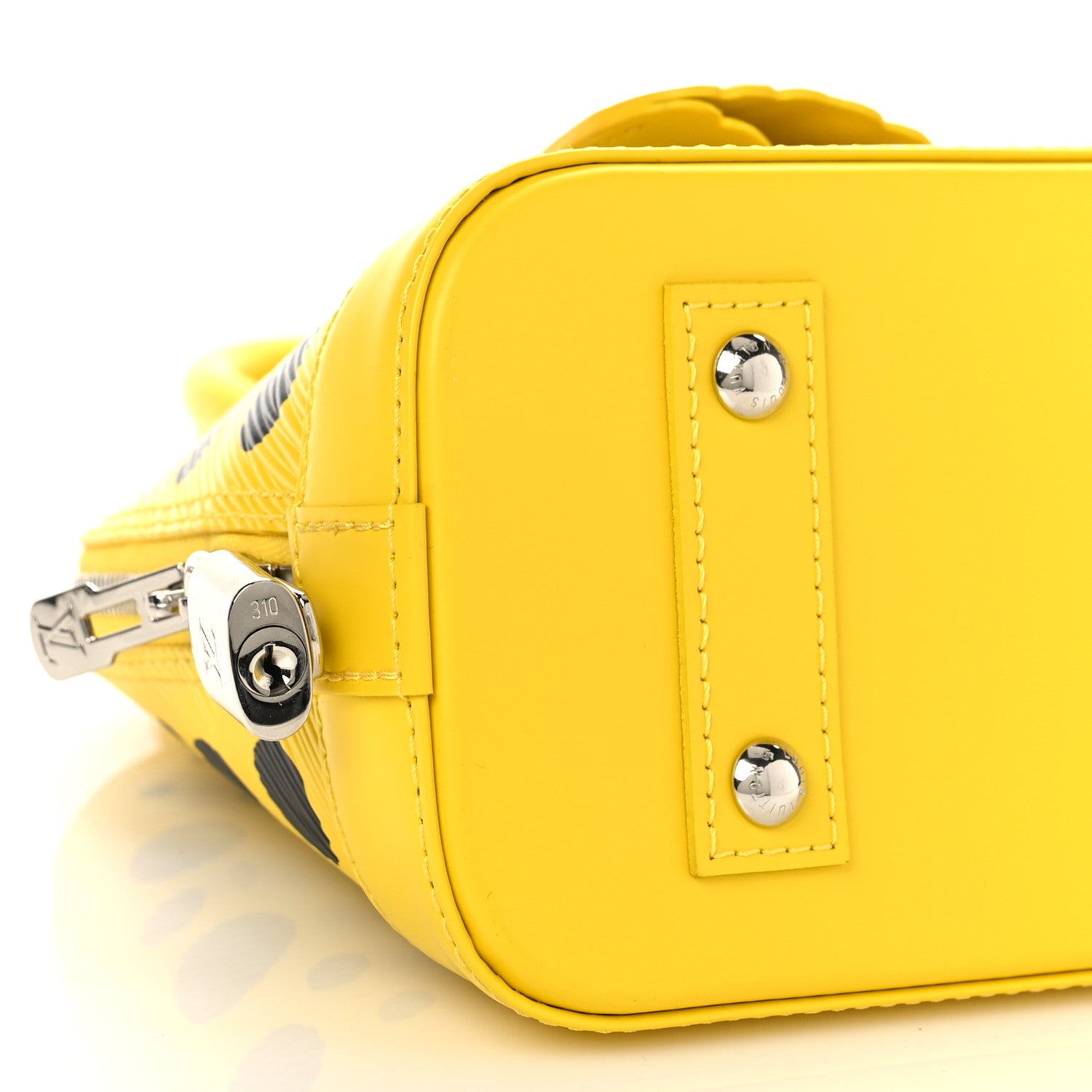 Louis Vuitton LV X YK Epi Alma BB Yellow Black 8 of 9
