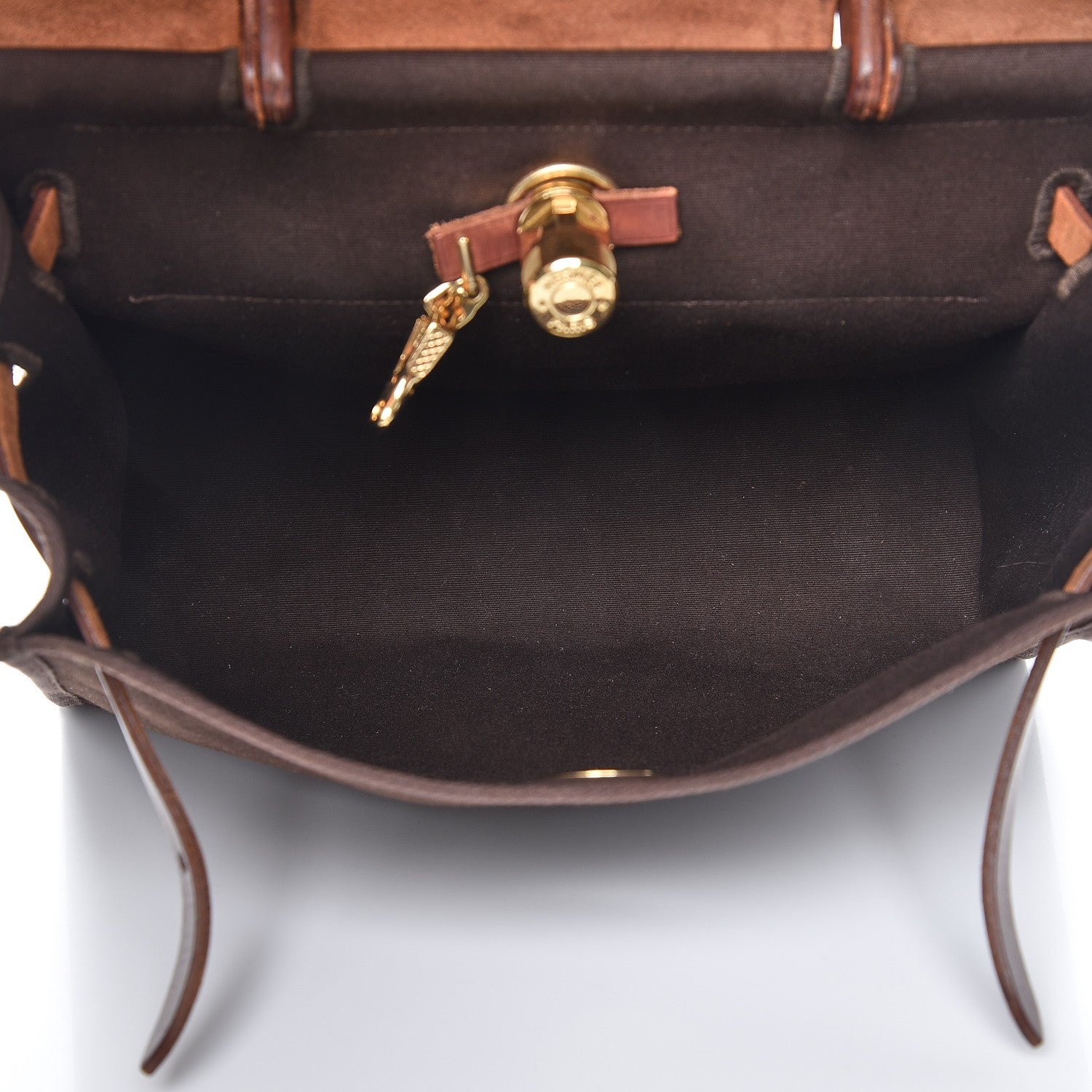 Hermes Vache Hunter Vibrato Herbag PM Havane 6 of 18
