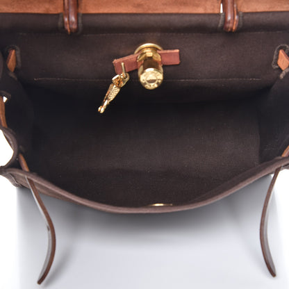 Hermes Vache Hunter Vibrato Herbag PM Havane 6 of 18