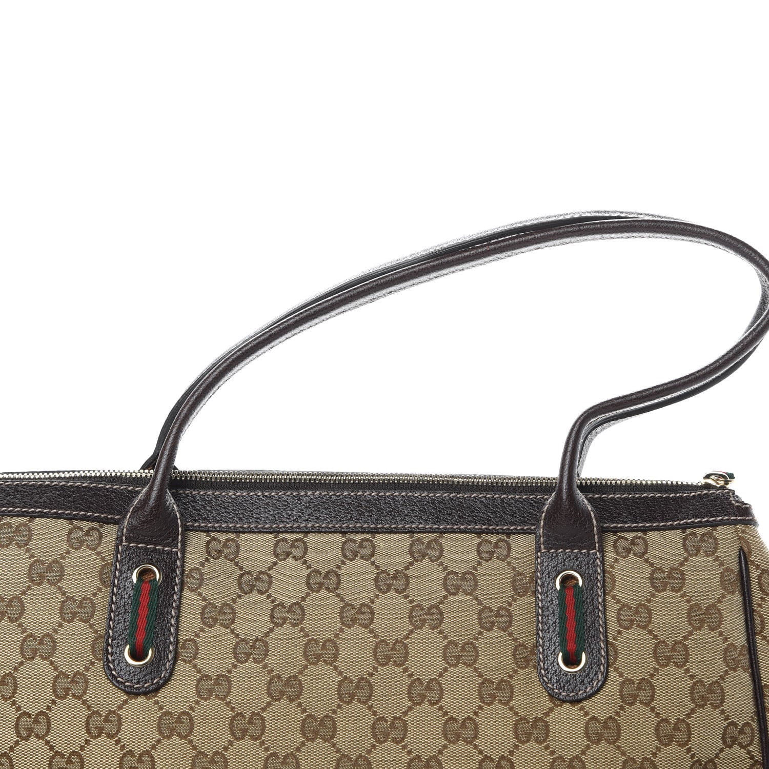 Gucci Monogram Medium Princy Tote Dark Brown 13 of 13