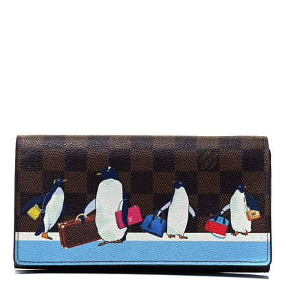Louis Vuitton Damier Ebene 2017 Christmas Animation Sarah Wallet 1 of 7