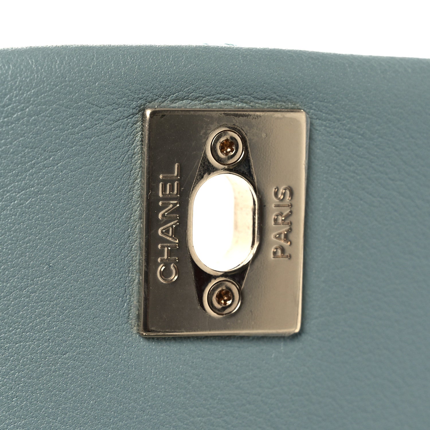 Chanel Lambskin Quilted Small Duma Drawstring Backpack Light Blue 13 of 15