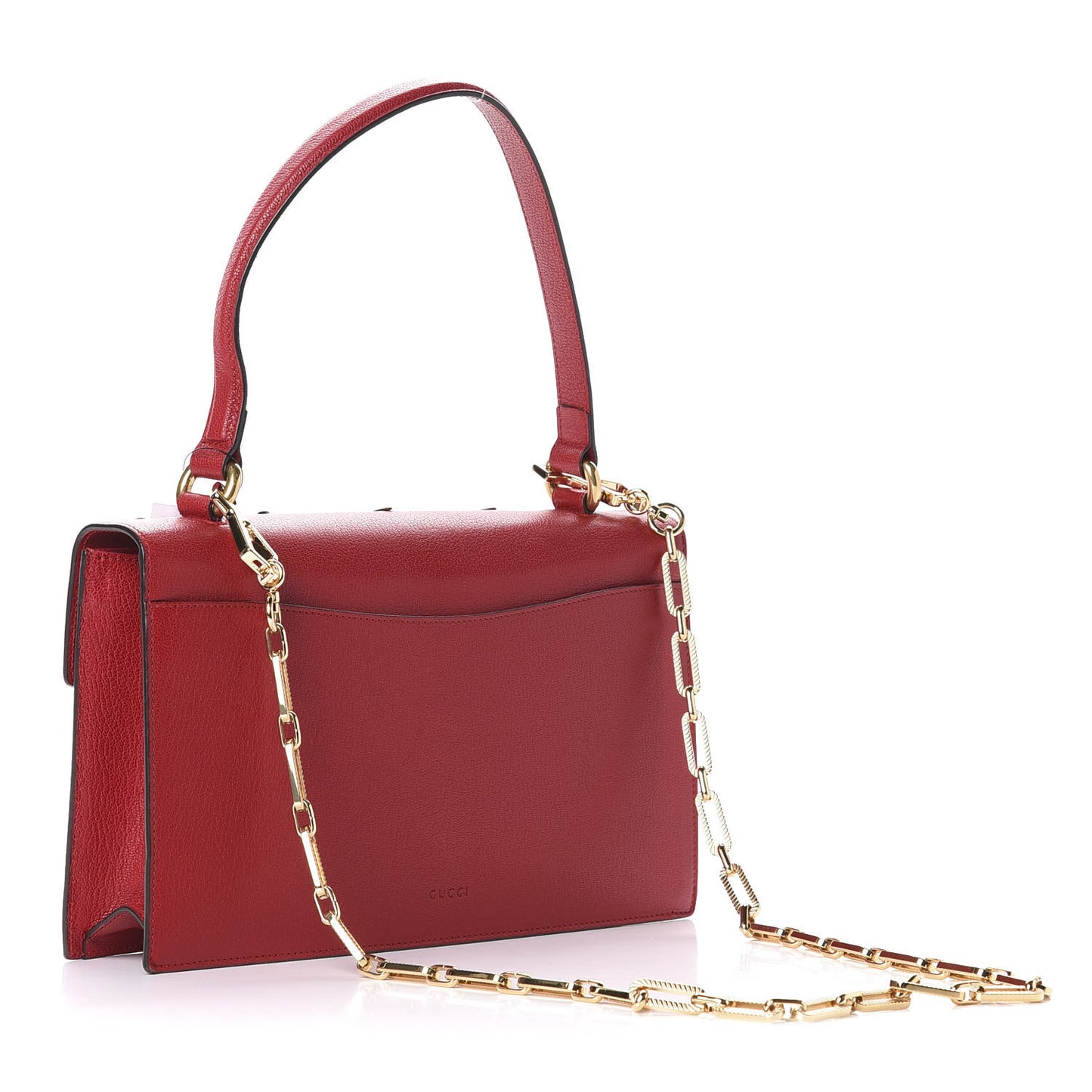 Calfskin Osiride Future Top Handle Bag Red