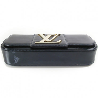 Louis Vuitton Patent Sobe Clutch Blue Nuit 4 of 6