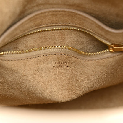 Celine Soft Grained Calfskin Small Sangle Bucket Bag White 6 of 9