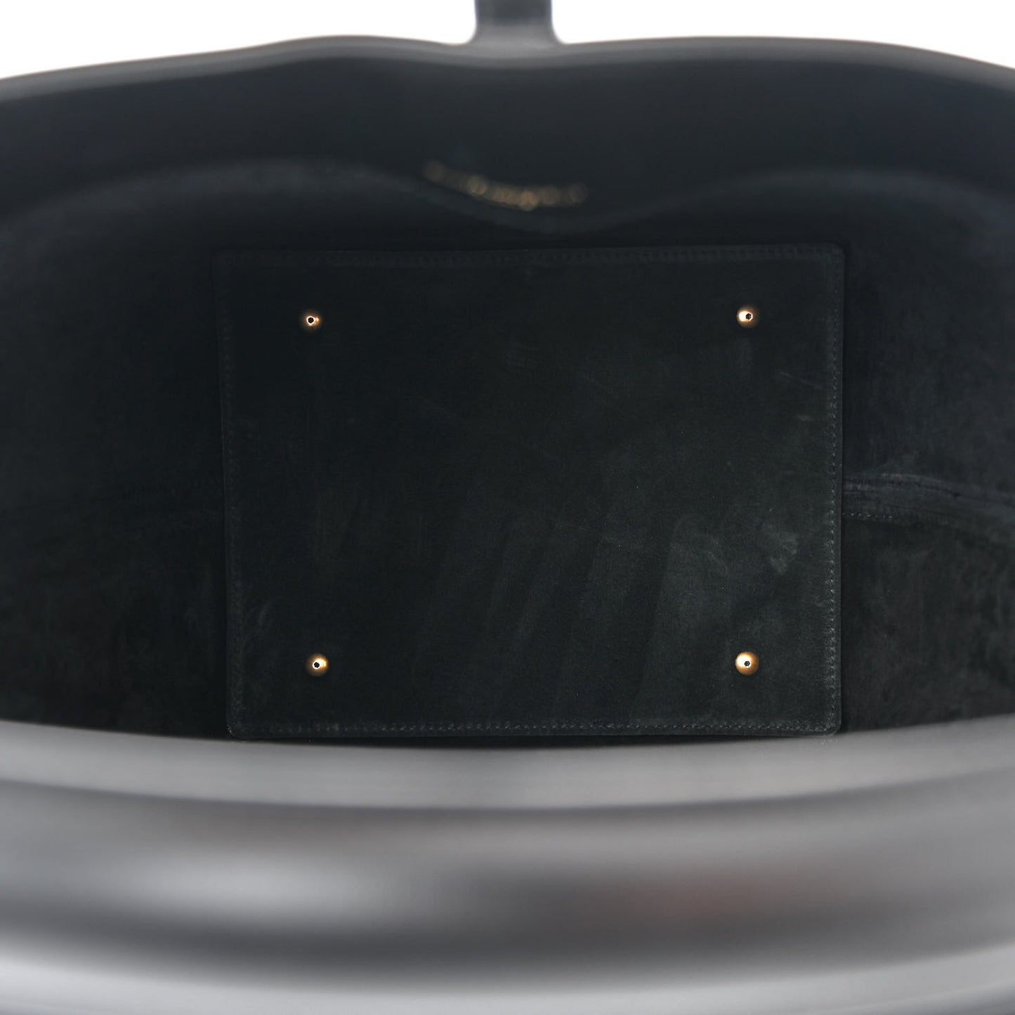 Shiny Calfskin Le 37 Bucket Bag Black