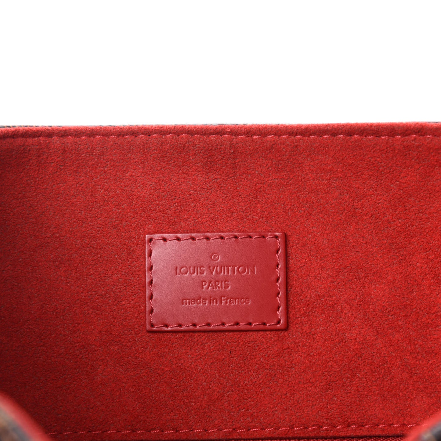 Damier Ebene Caissa Hobo Cherry