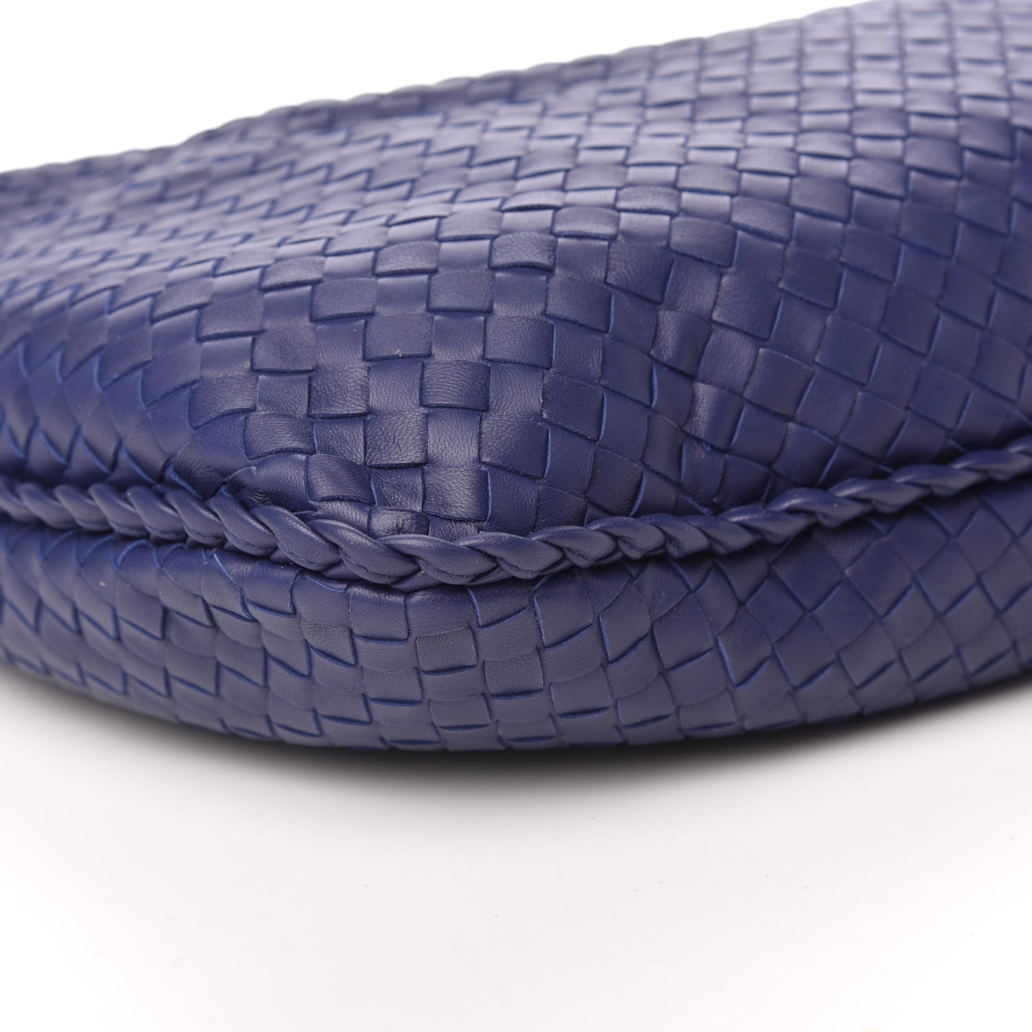 Nappa Intrecciato Medium Veneta Hobo Sapphire