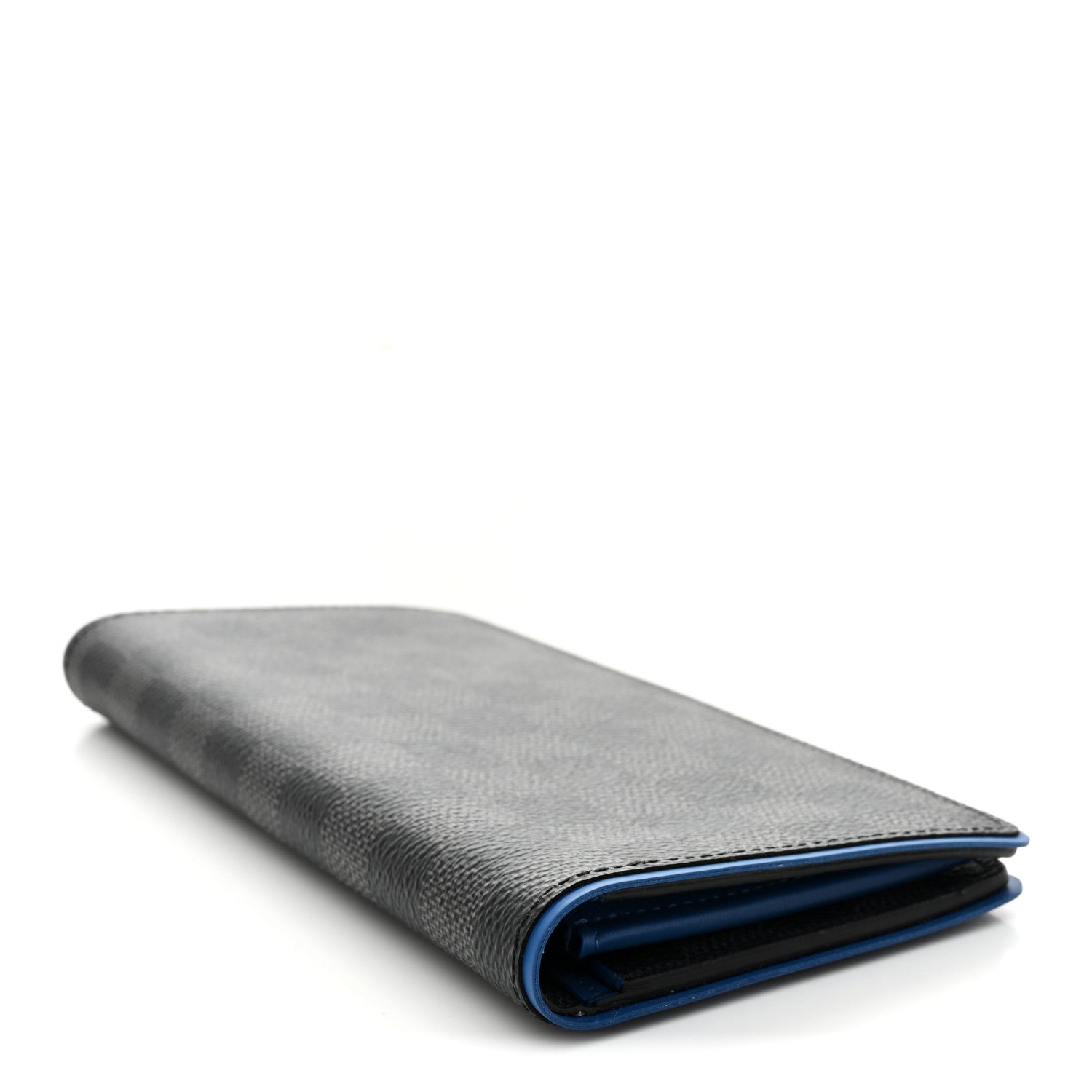 Louis Vuitton Damier Graphite Brazza Wallet Bleu Neon 4 of 7