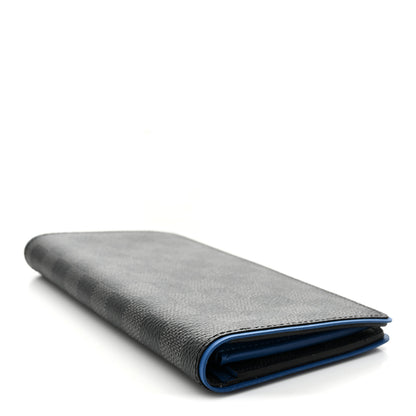Louis Vuitton Damier Graphite Brazza Wallet Bleu Neon 4 of 7