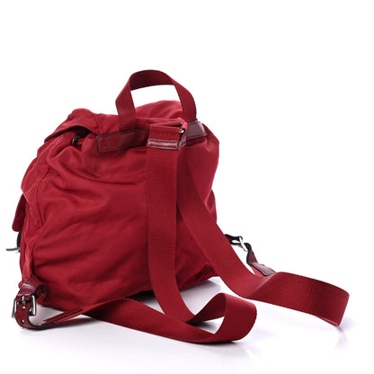 Prada Nylon Vela Small Backpack Rosso 2 of 5