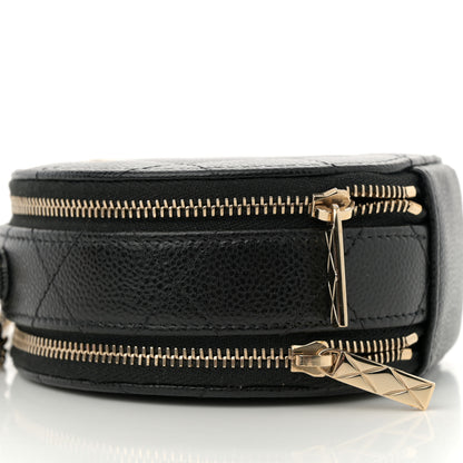 Chanel Caviar Quilted Round Handle With Care Vanity With Chain Black 8 of 10