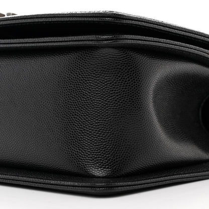 Chanel Caviar Quilted Medium Boy Flap Black 10 of 11