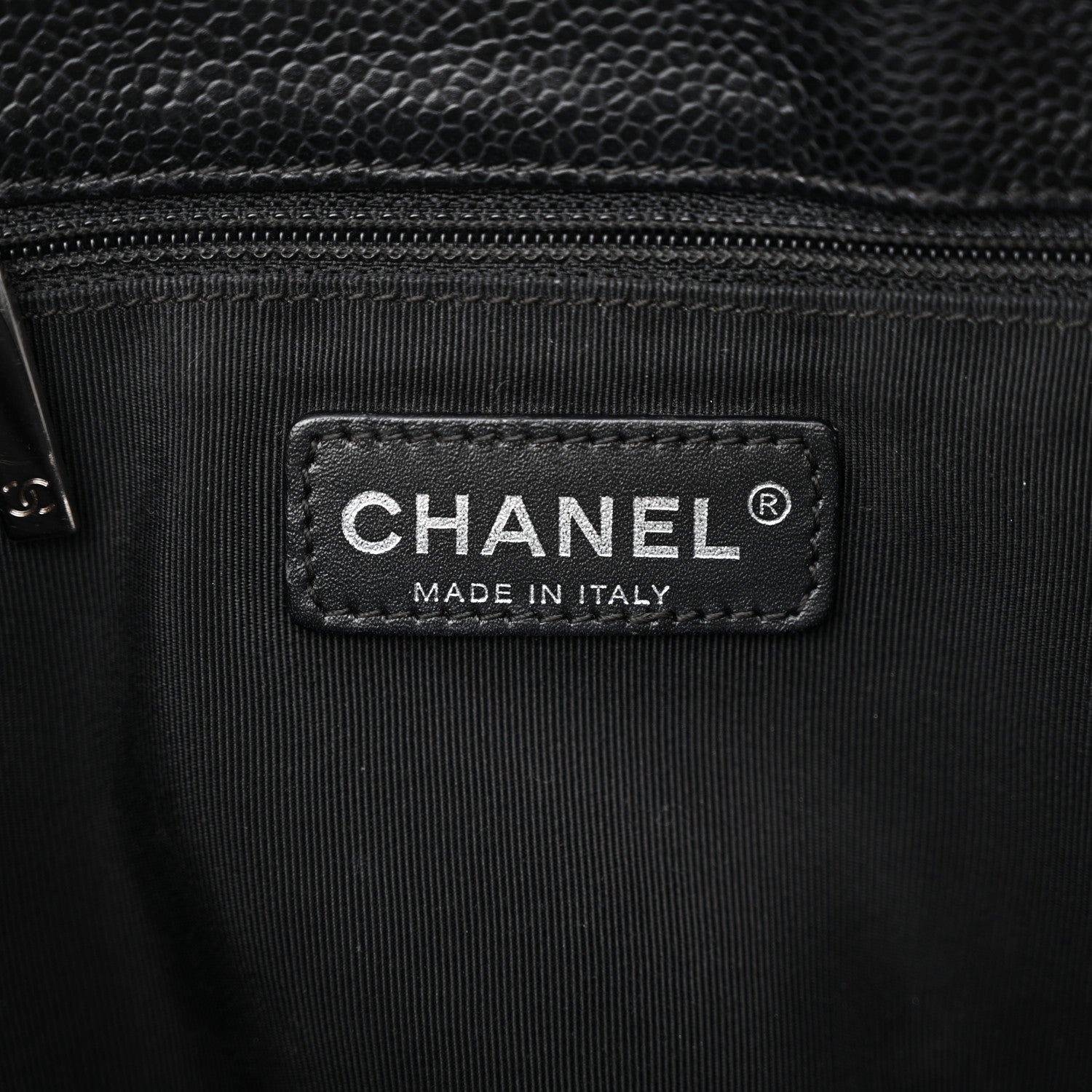 Chanel Caviar Quilted Grand Shopping Tote GST Black 6 of 12