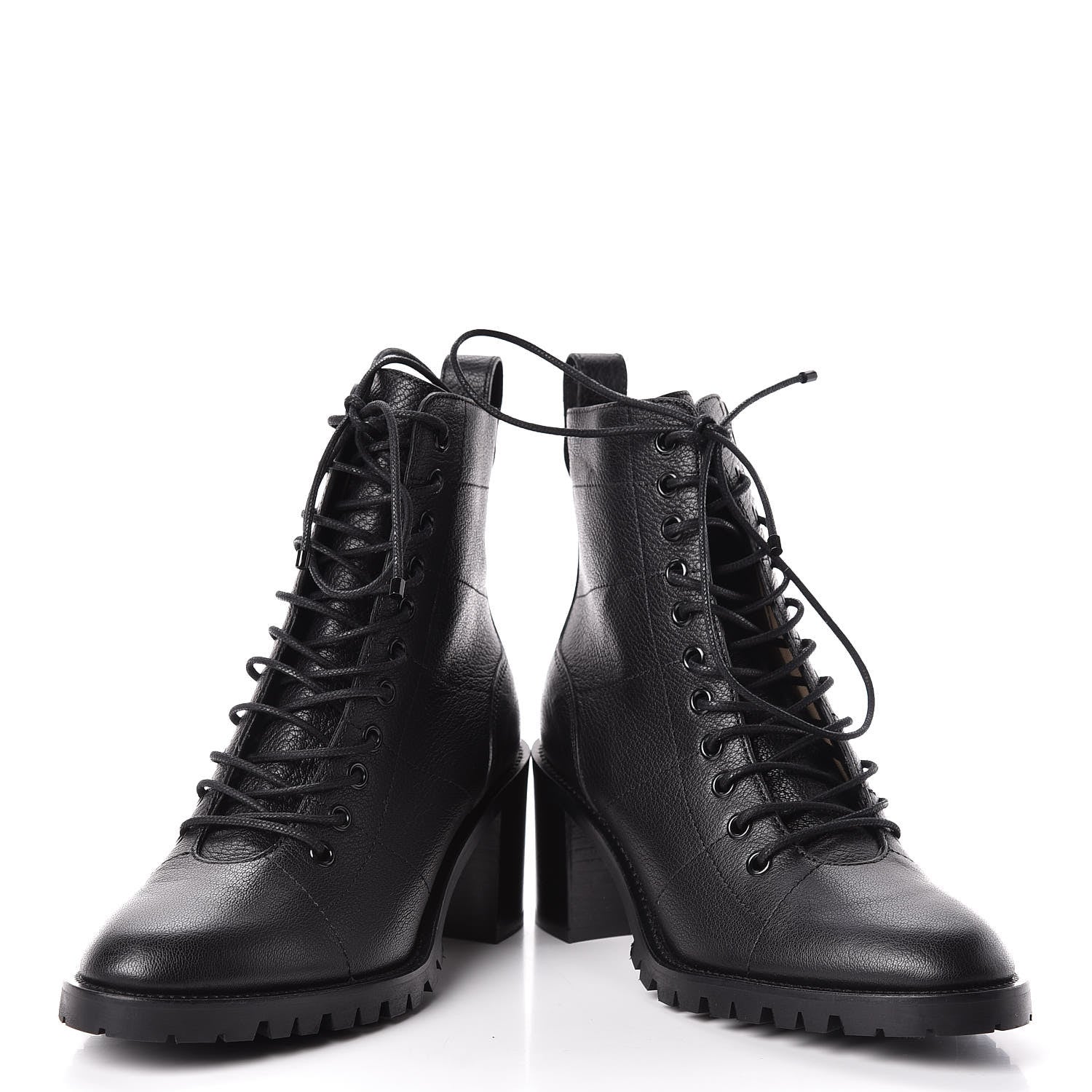 Jimmy Choo Grainy Calfskin Cruz 65 Ankle Booties 38.5 Black 6 of 10