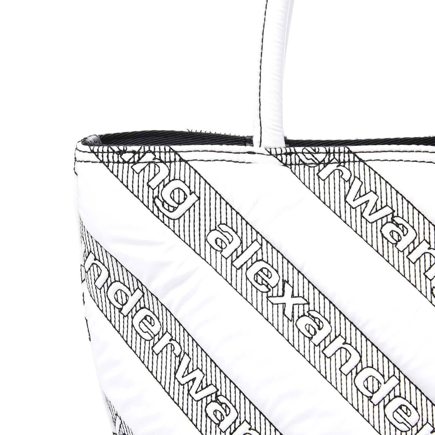Alexander Wang Nylon Quilted Roxy Tote White 10 of 10