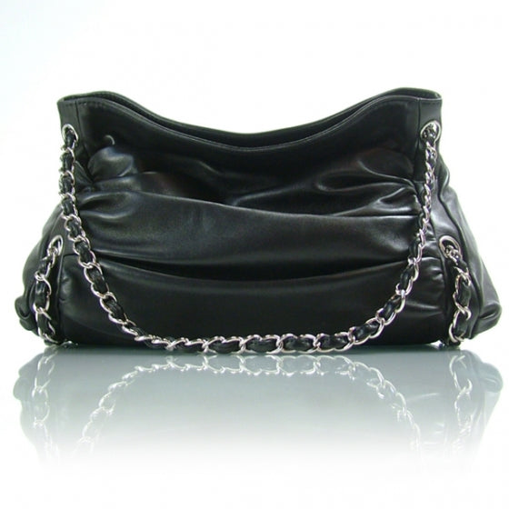 Lambskin SHARPEI Large Bag Black