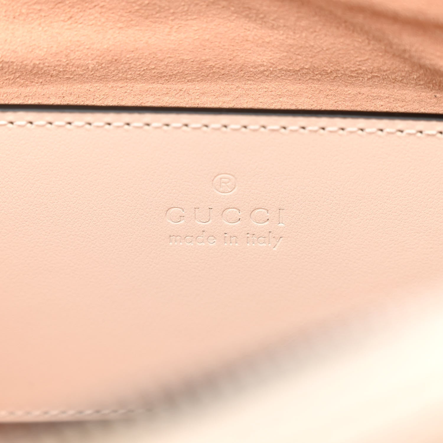 Gucci Calfskin Matelasse Chevron GG Marmont Sling Shoulder Bag Mystic White 6 of 10