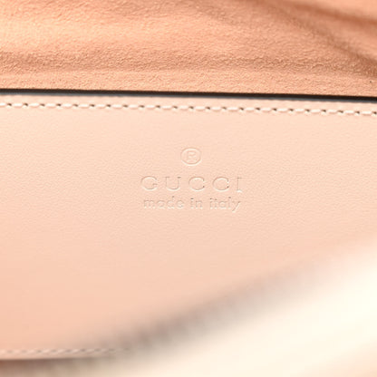 Gucci Calfskin Matelasse Chevron GG Marmont Sling Shoulder Bag Mystic White 6 of 10