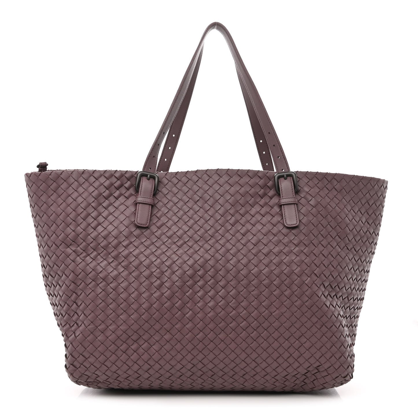 Nappa Intrecciato Large Cesta Tote Violet