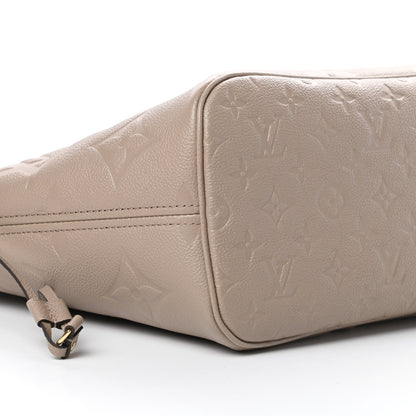 Louis Vuitton Empreinte Monogram Giant Neverfull MM Tourterelle 9 of 11