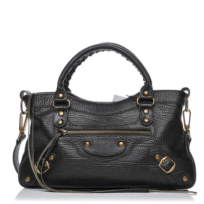 Balenciaga Pebbled Caribou Classic Hardware First Black 1 of 6