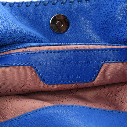 Stella McCartney Shaggy Deer Mini Falabella Fold Over Tote Bright Blue 6 of 9