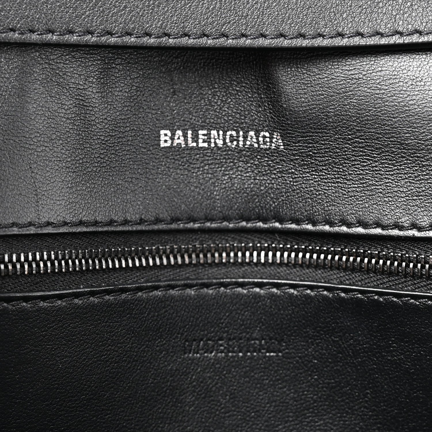 Balenciaga Semi Shiny Smooth Calfskin Monochrome Small Downtown Shoulder Bag Black 6 of 15
