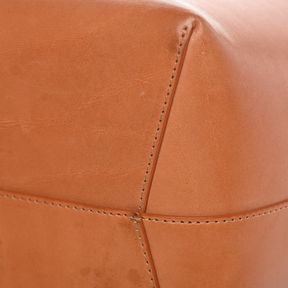 Mansur Gavriel Vegetable Tanned Calfskin Bucket Bag Cammello Azzurro 14 of 15