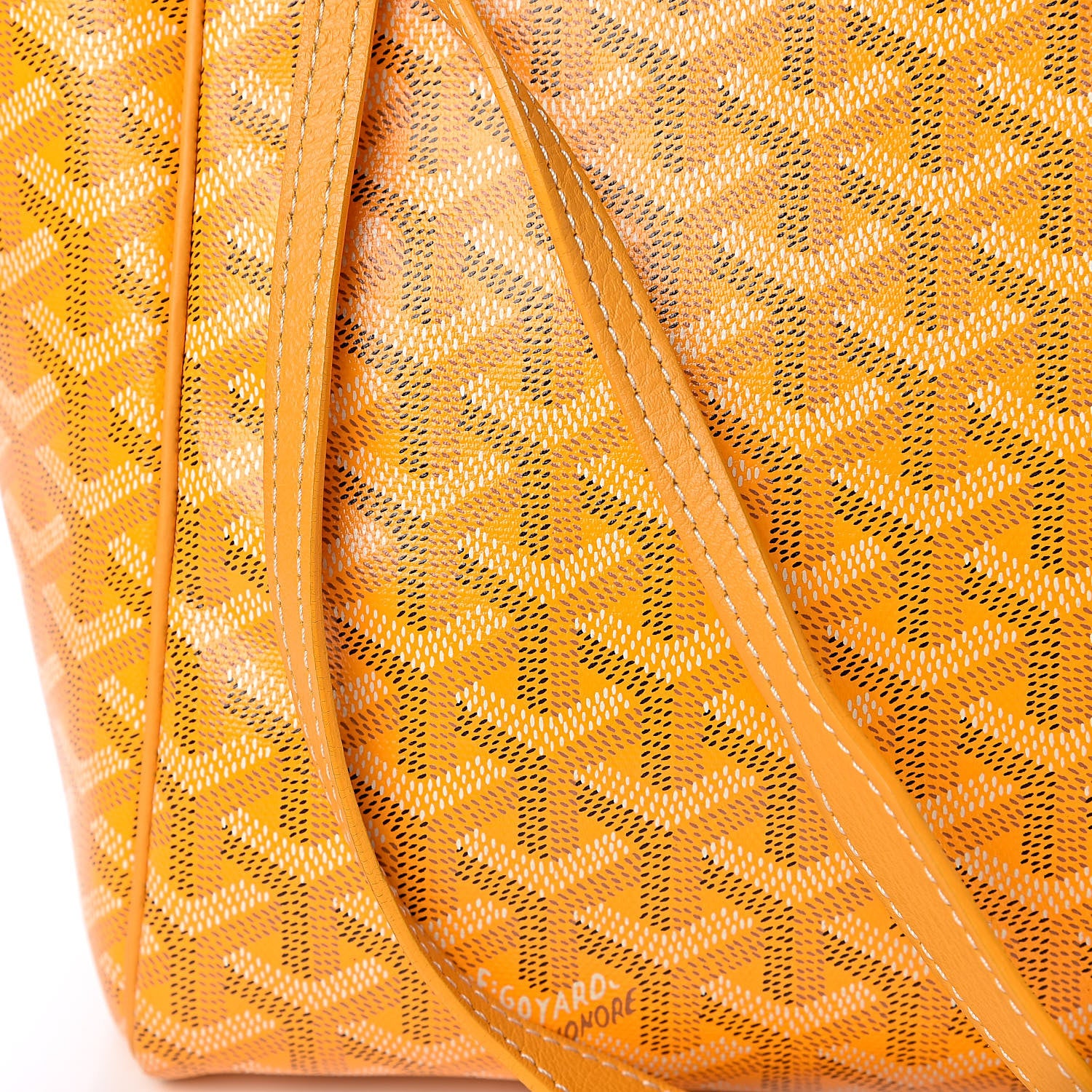 Goyard Goyardine Rouette PM Yellow 17 of 19