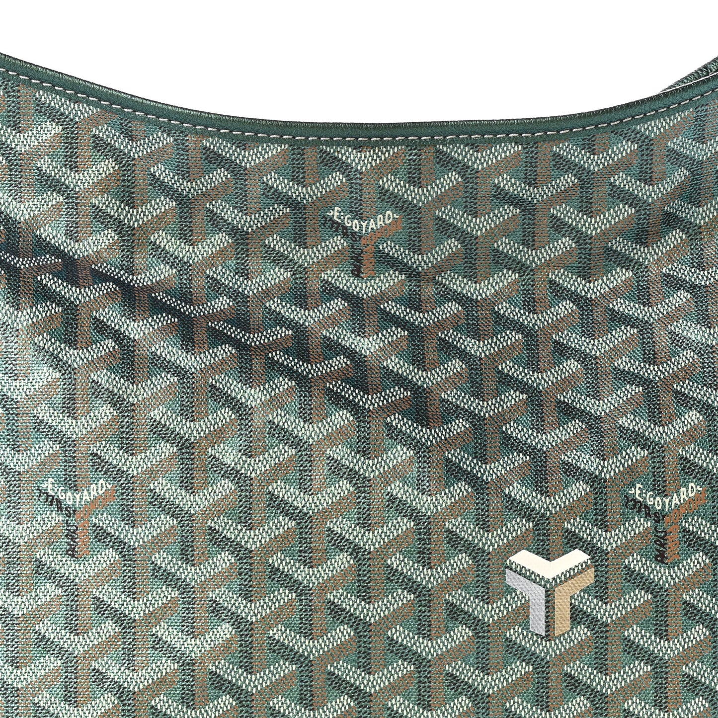Iridescent Goyardine Boheme Hobo Pearly Green