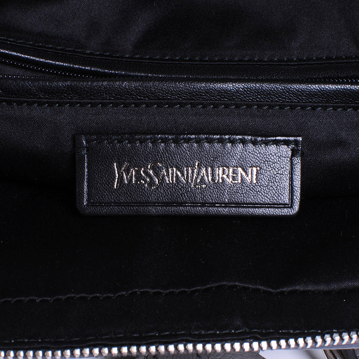 Saint Laurent Leather Oversized Muse Grey 6 of 8