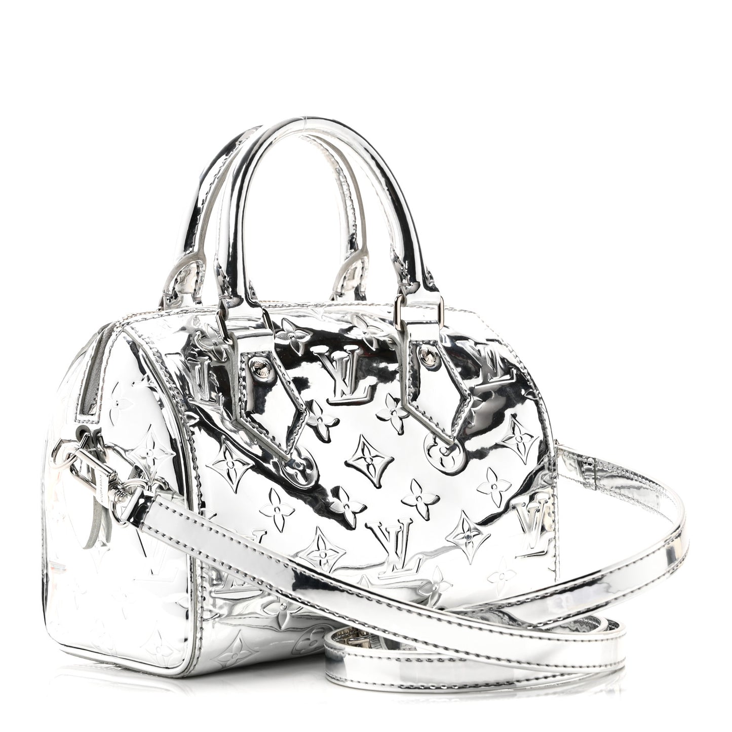 Monogram Miroir Speedy Bandouliere 20 Silver