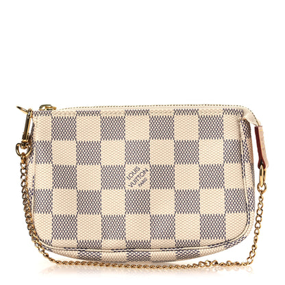 Louis Vuitton Damier Azur Mini Pochette Accessories 1 of 10