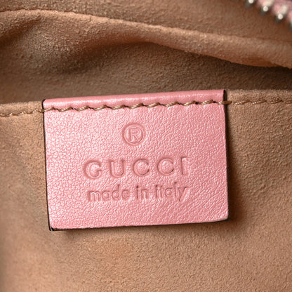 Gucci Calfskin Matelasse Mini GG Marmont Chain Shoulder Bag Wild Rose 5 of 9