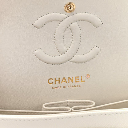 Chanel Caviar Quilted Small Double Flap White 6 of 10