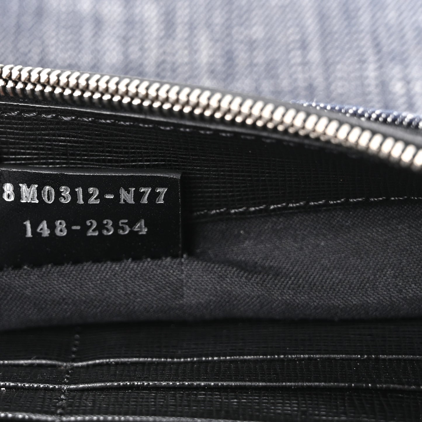 Denim 2Jours Clutch Blue Black